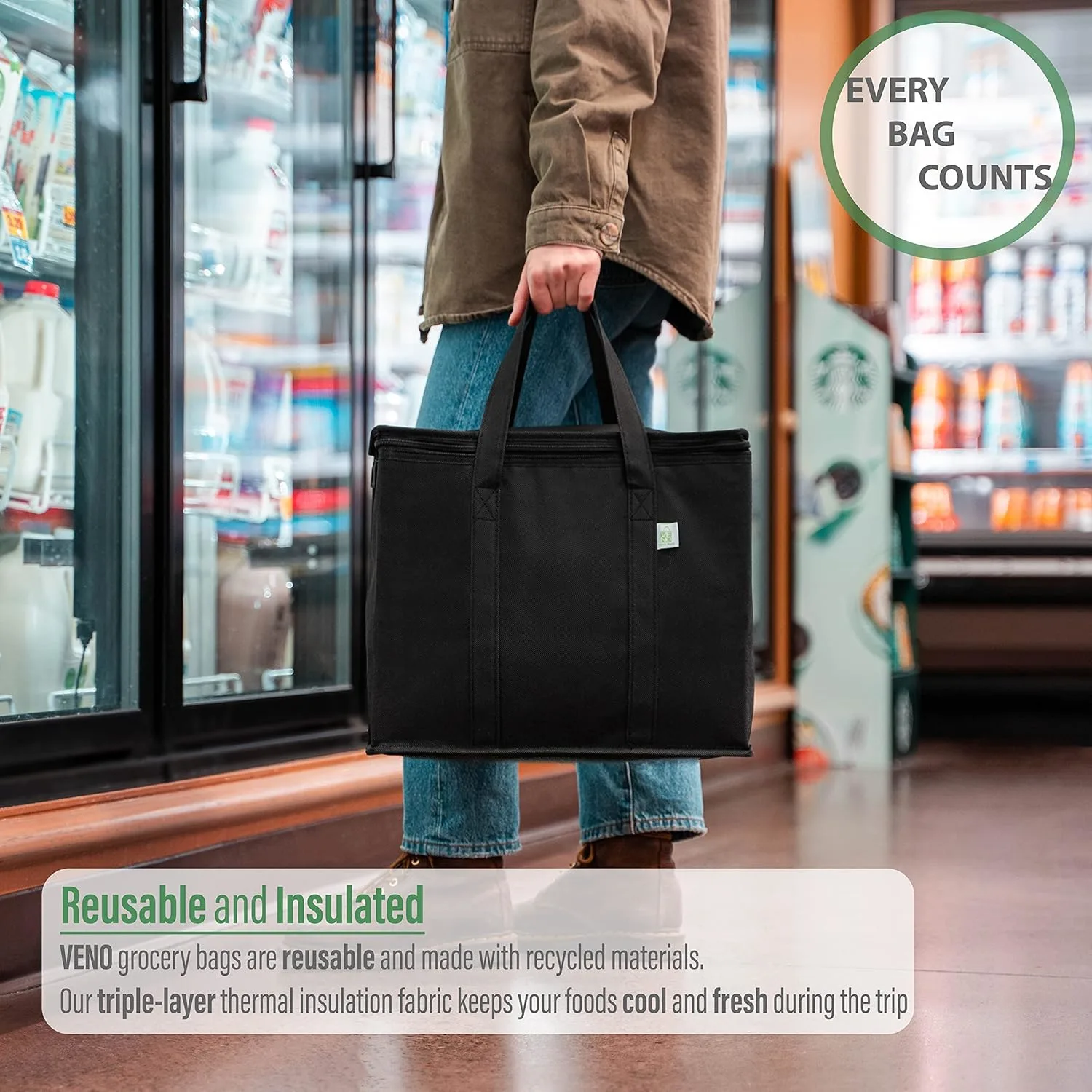 insulated reusable grocery bag 2