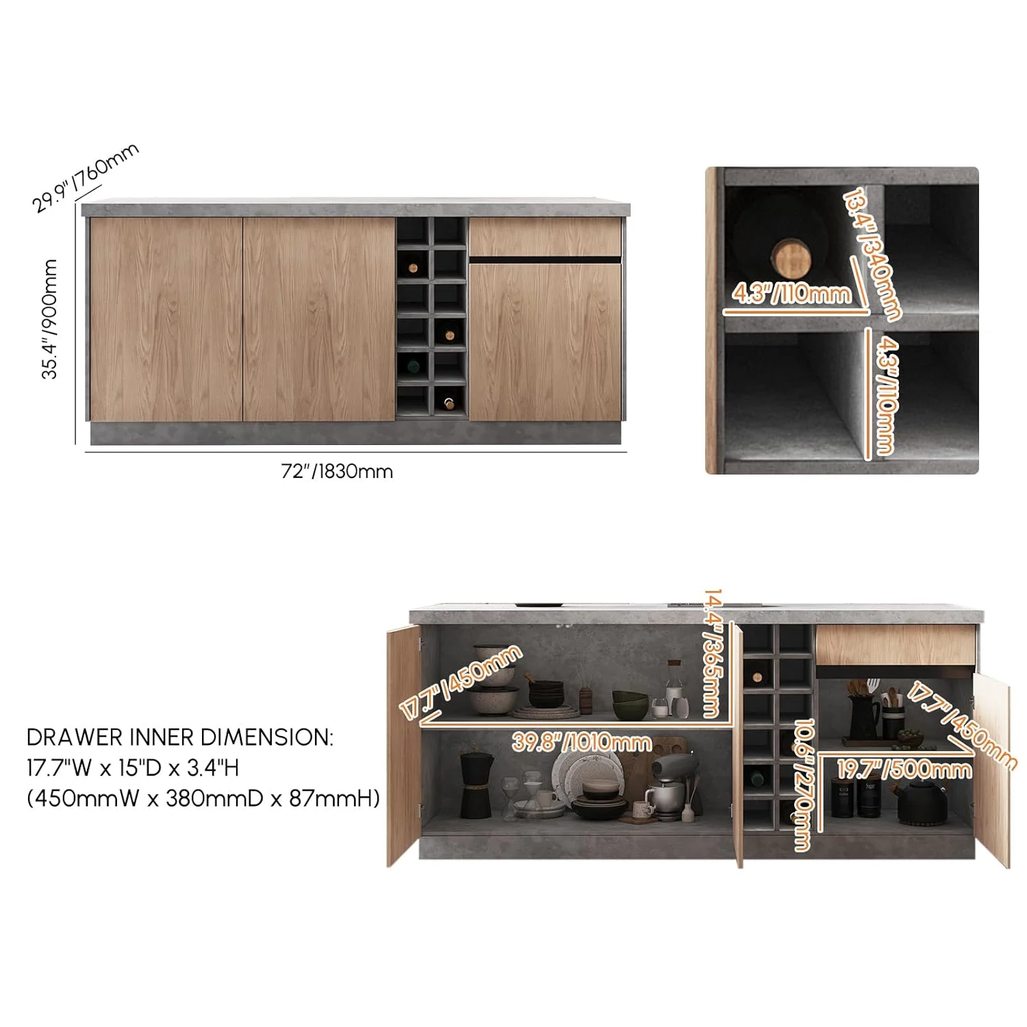 japandi kitchen island 2