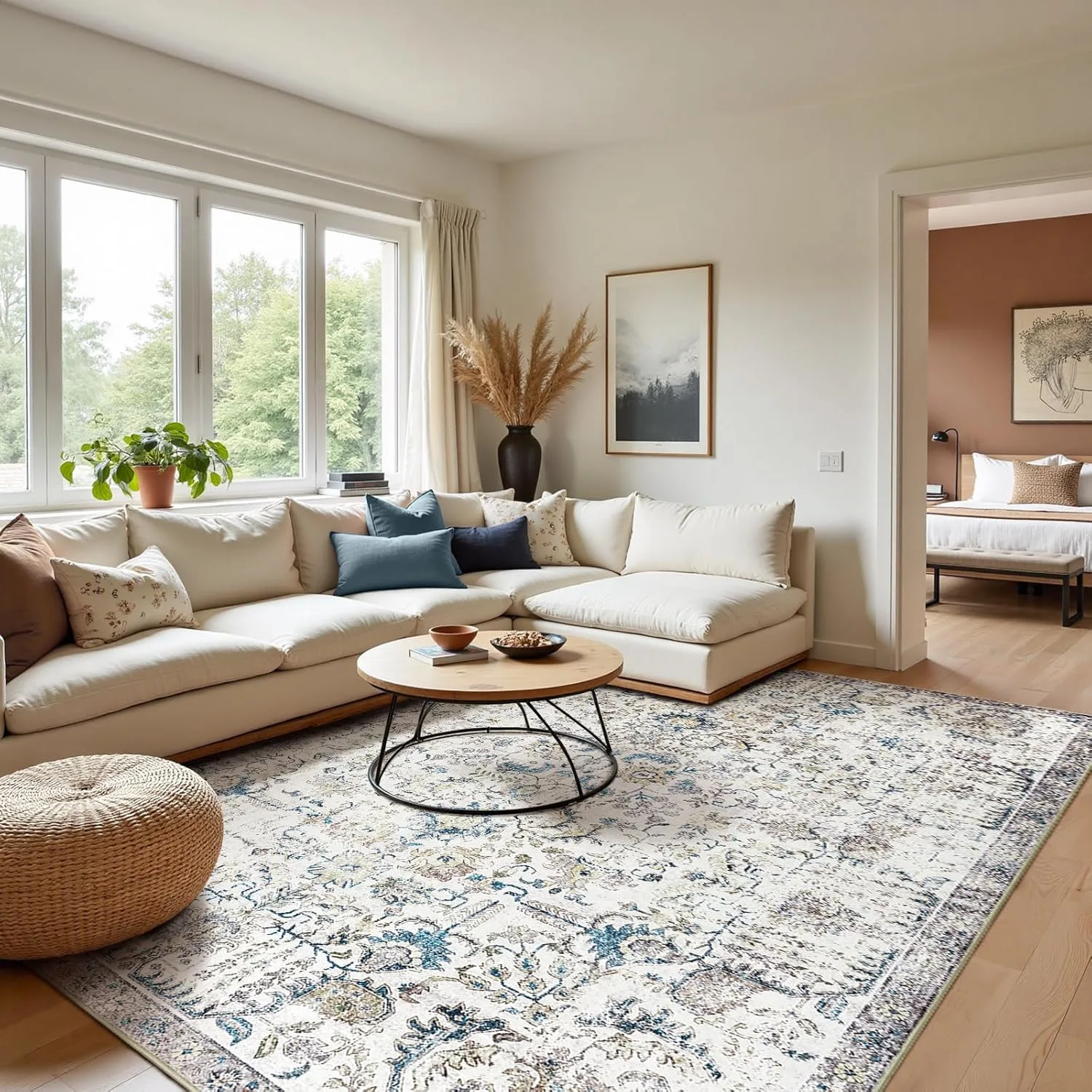 jinchan vintage living room rug 1