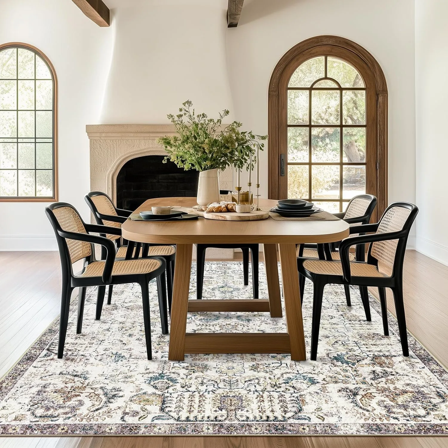 jinchan vintage living room rug 2