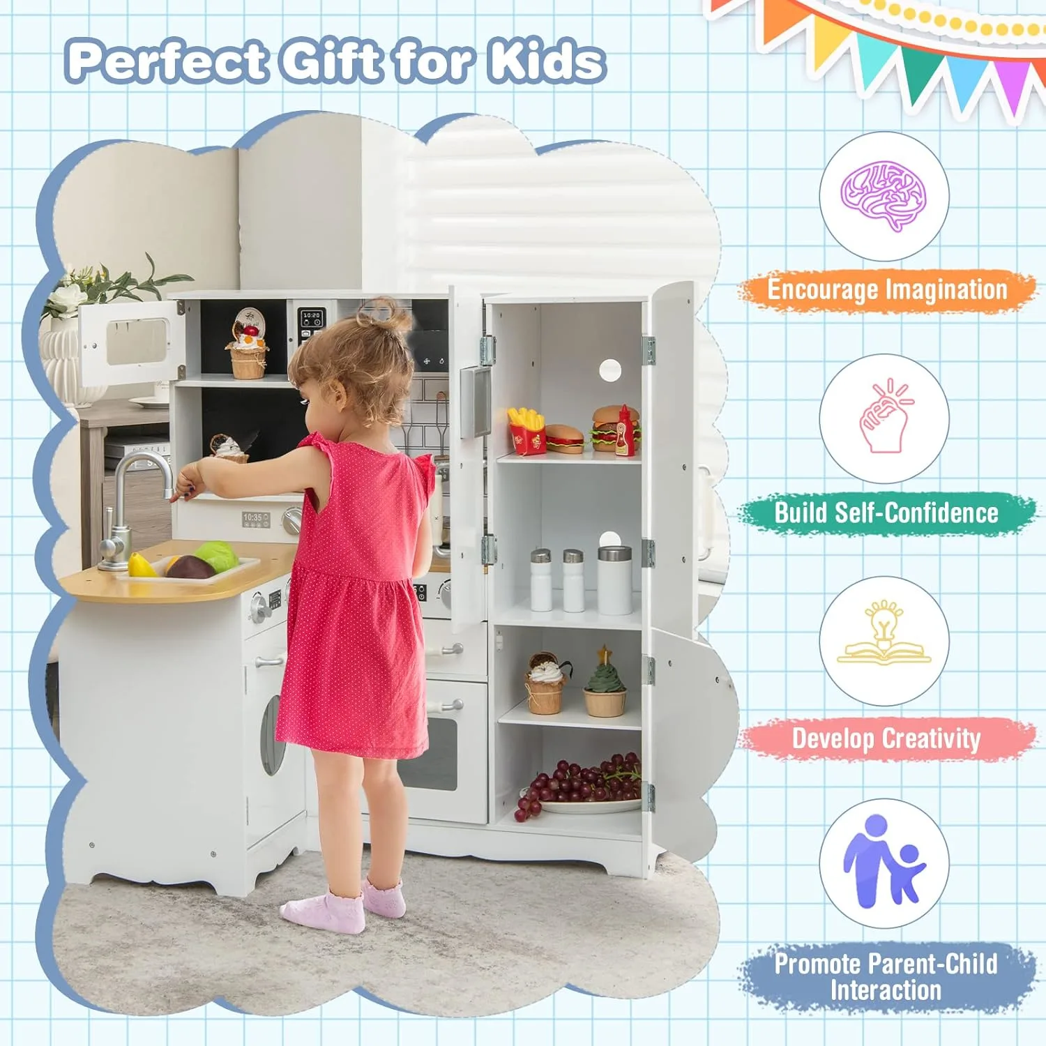 kids kitchen playset 11 in 1 2