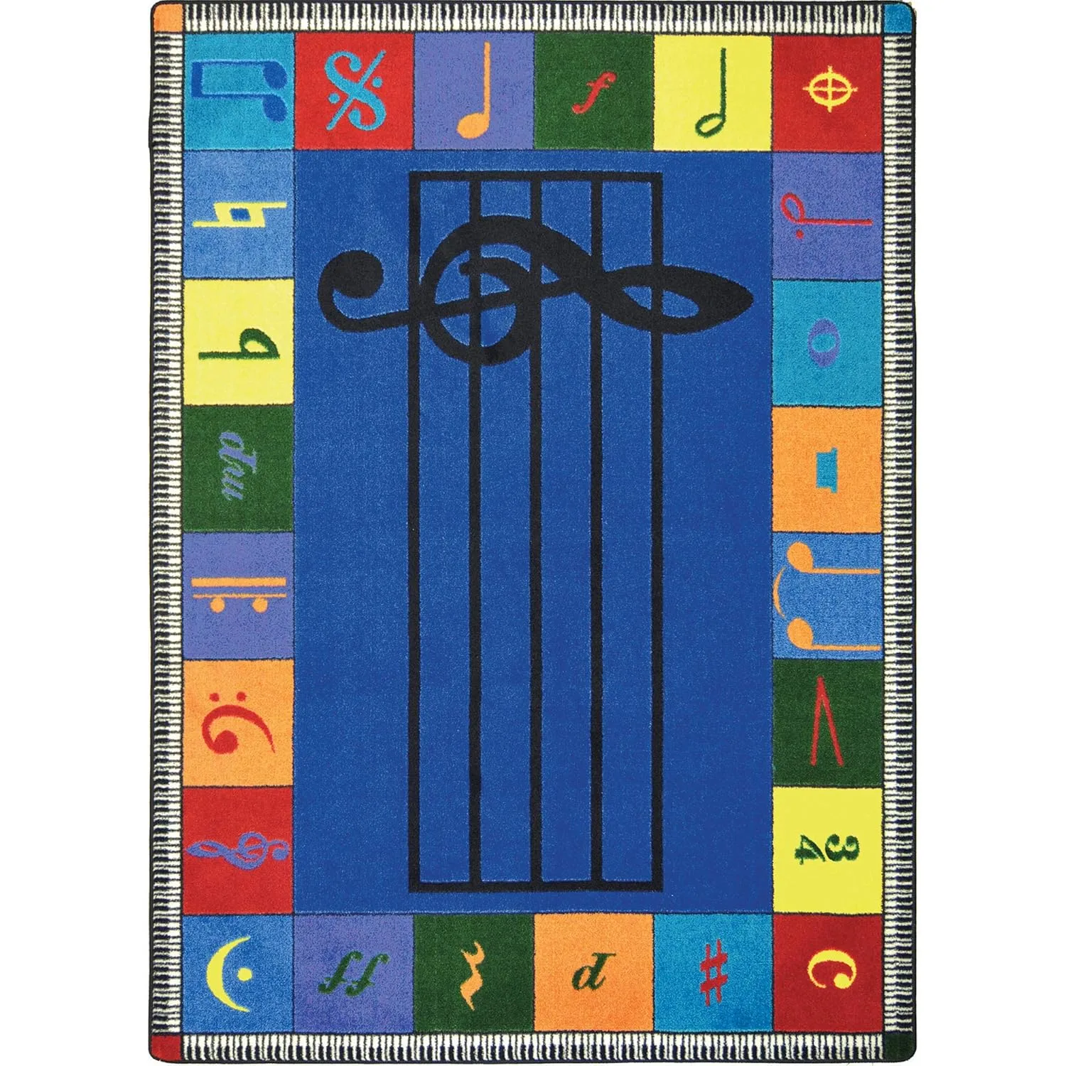 kids music rug note worthy carpet 1