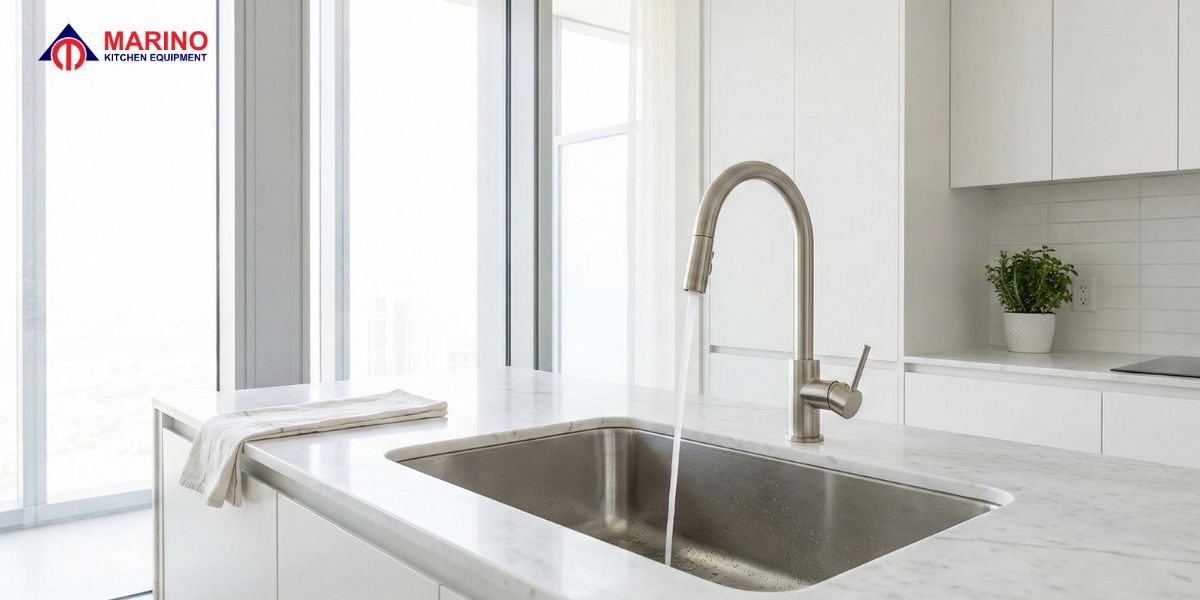 Stylish Kitchen Sink with Mixer & Accessories UAE