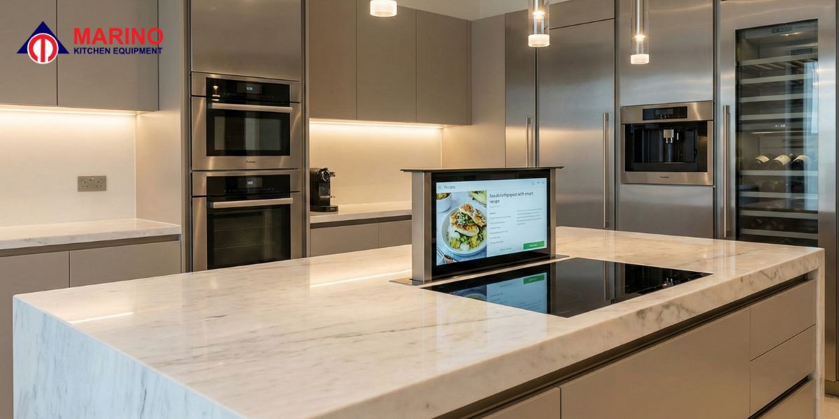 Modern Kitchen Design UAE 2025 – Cabinets, Tiles, Sinks & Appliances