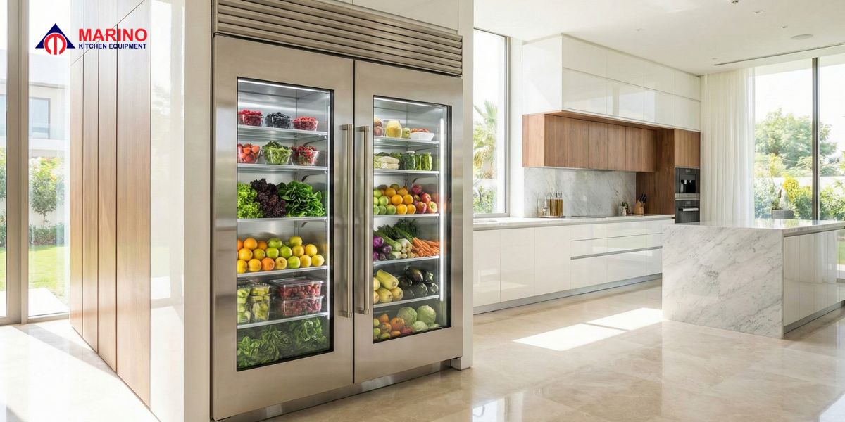 Modern Fridge in UAE Kitchen