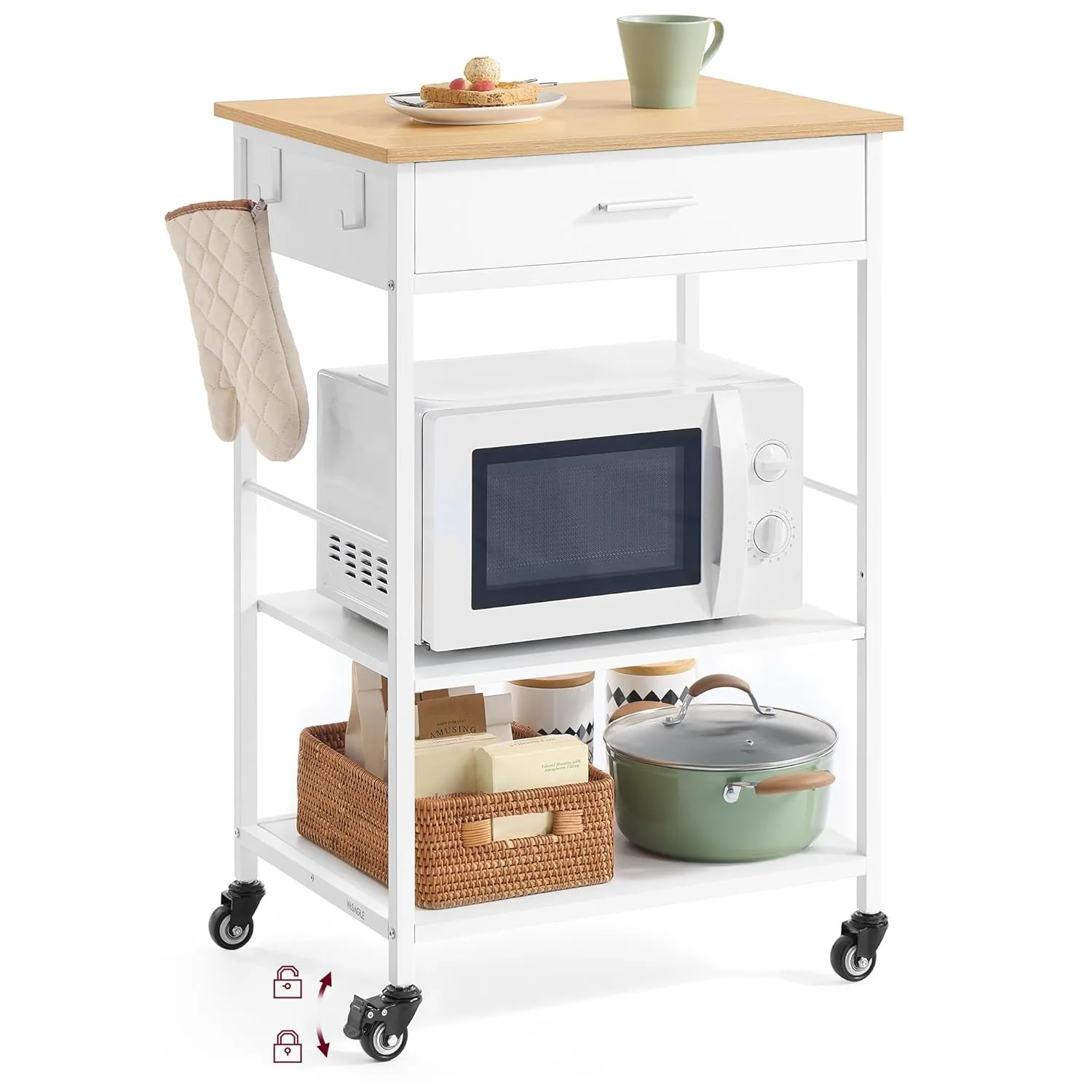 kitchen island rolling cart 1