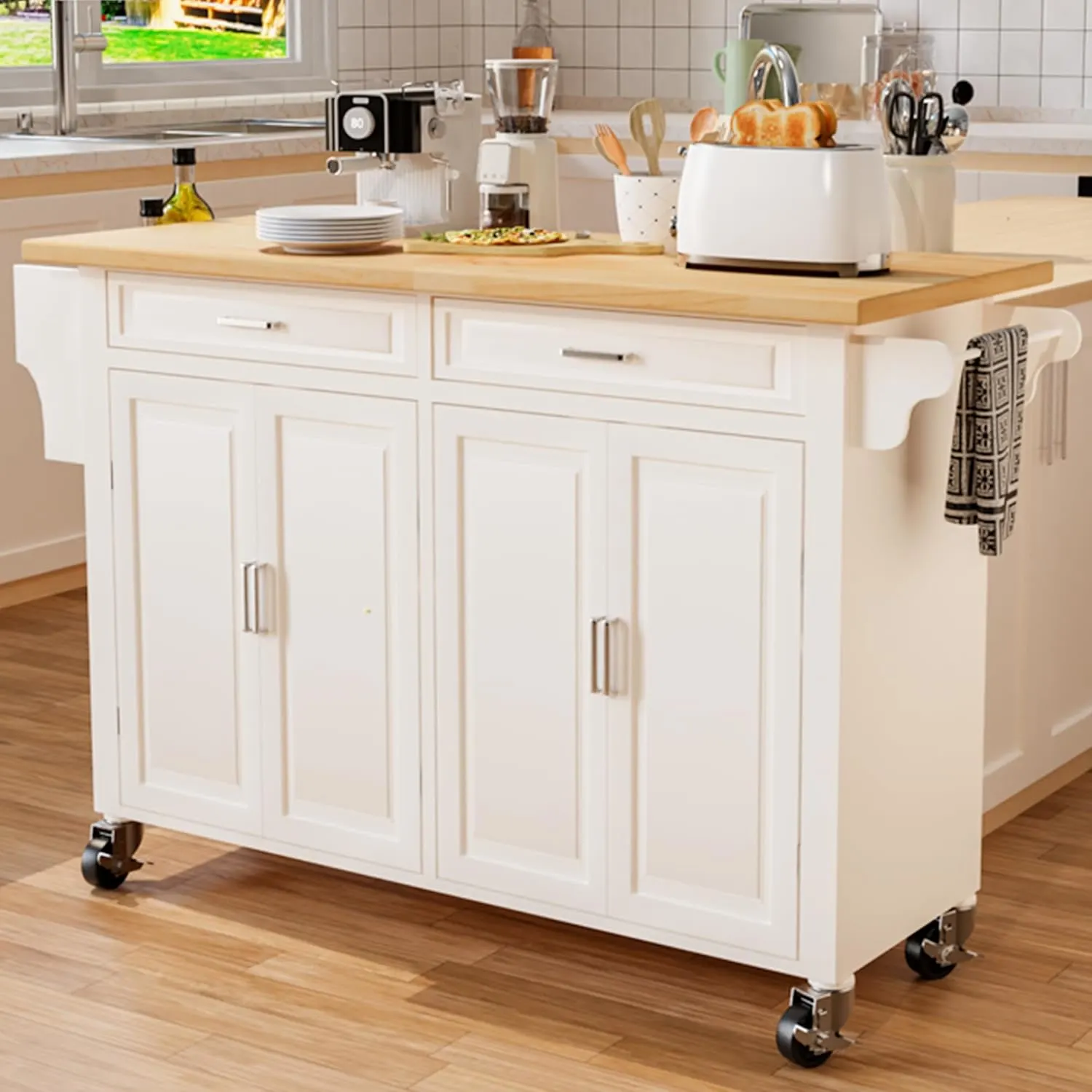 kitchen island storage rolling 1