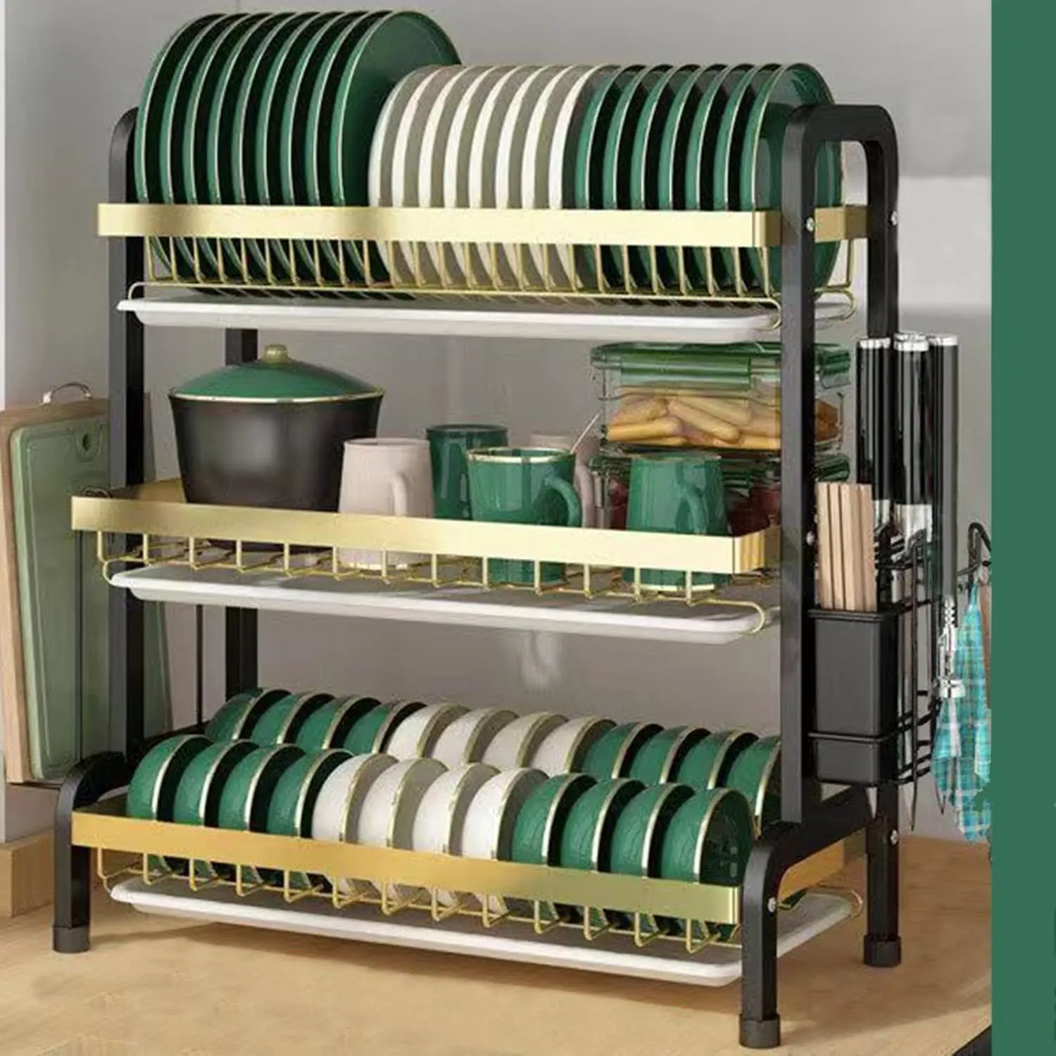 kitchen organizer dish rack 1