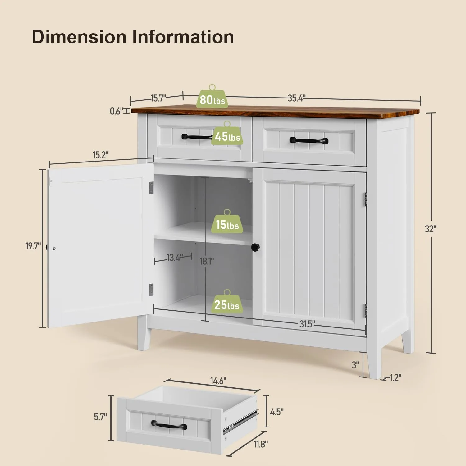 kitchen sideboard buffet cabinet 2