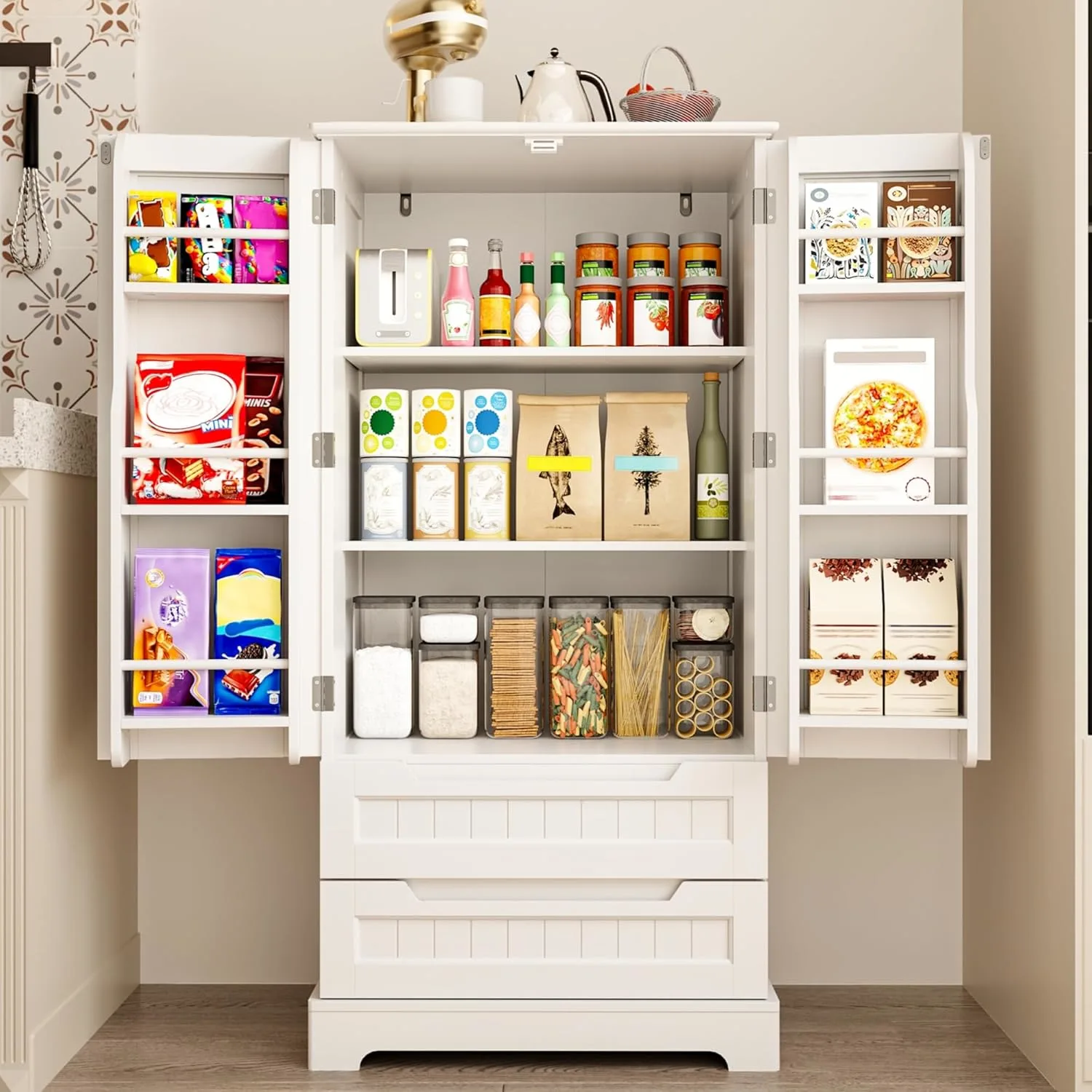 kitchen storage cabinet drawers 2