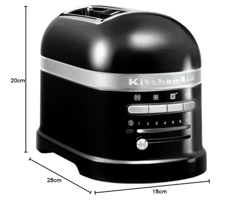 kitchenaid 2 slice toaster onyx 2