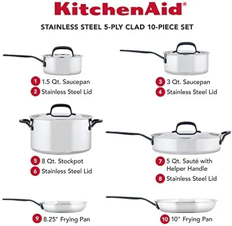 kitchenaid stainless steel cookware 2