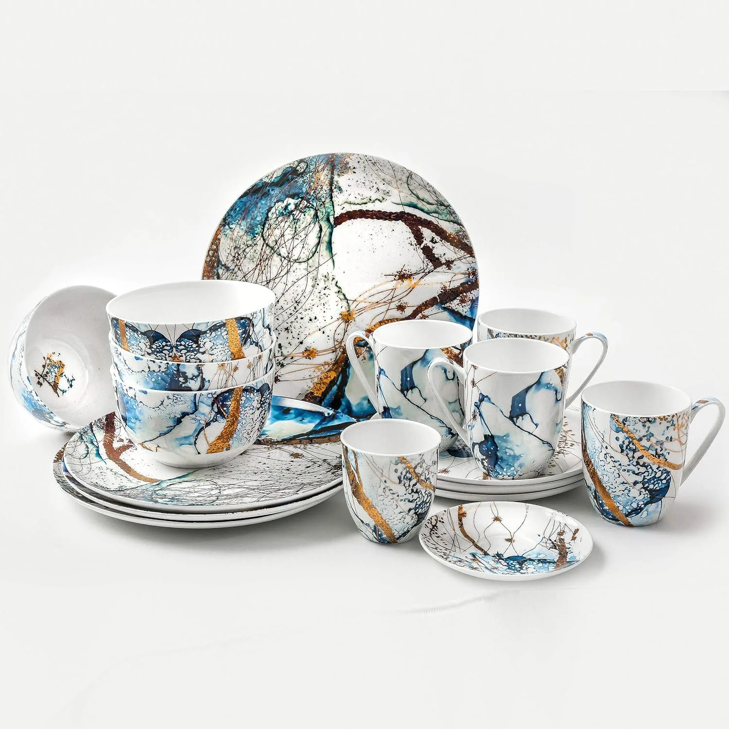 koken dinnerware gold 1