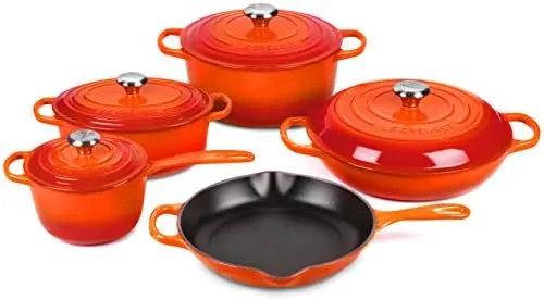 La Coursette 9-Piece Enameled Cast Iron Cookware Set