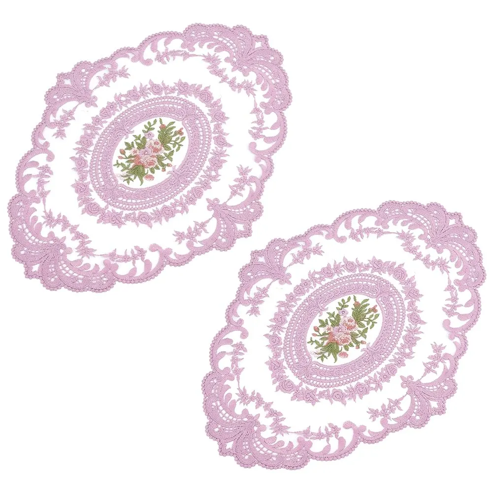 lace placemats pink 1