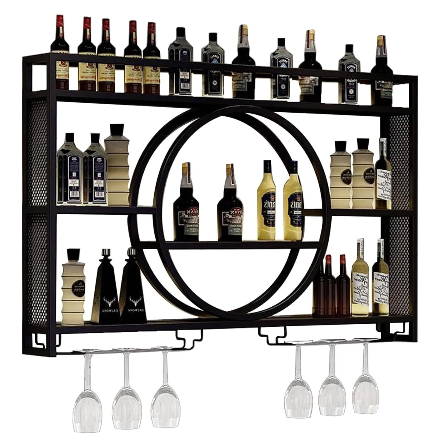 led wine rack wall mounted 1