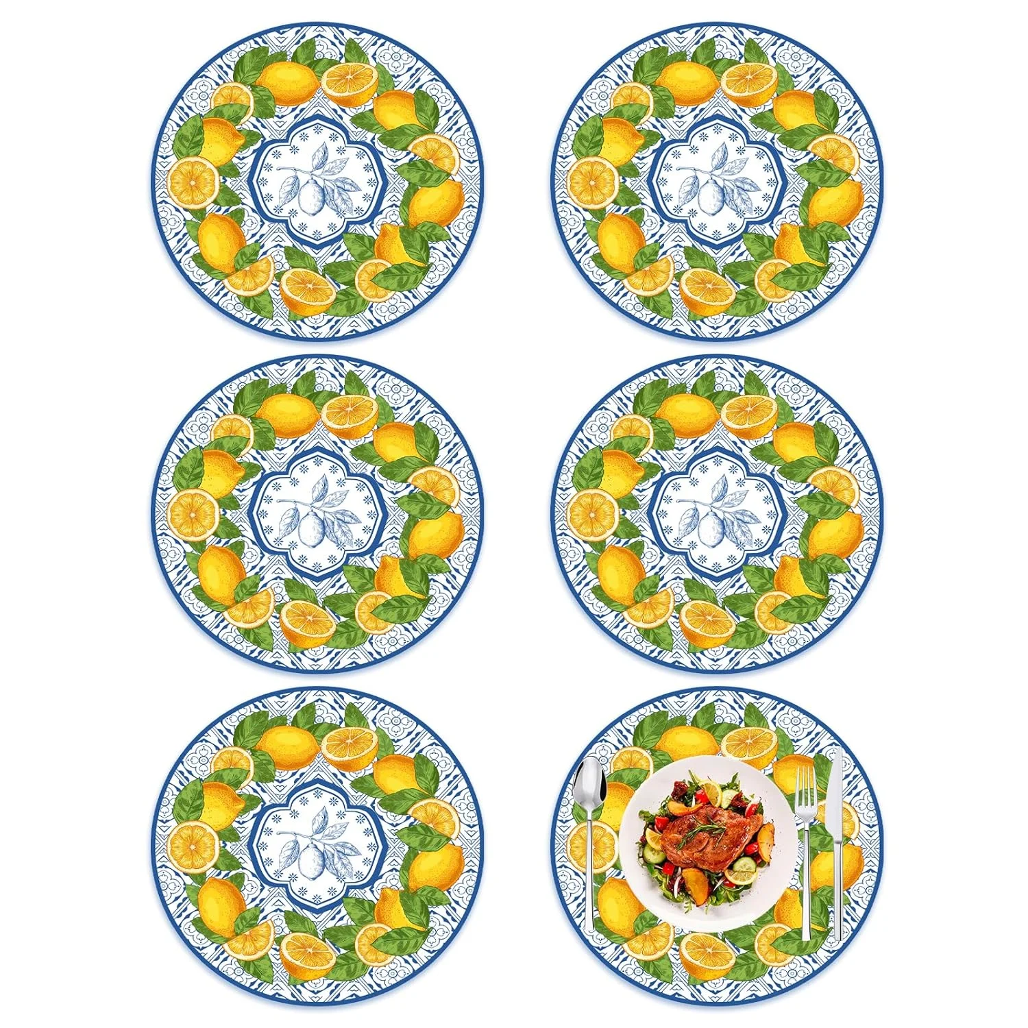 lemon placemats summer 1
