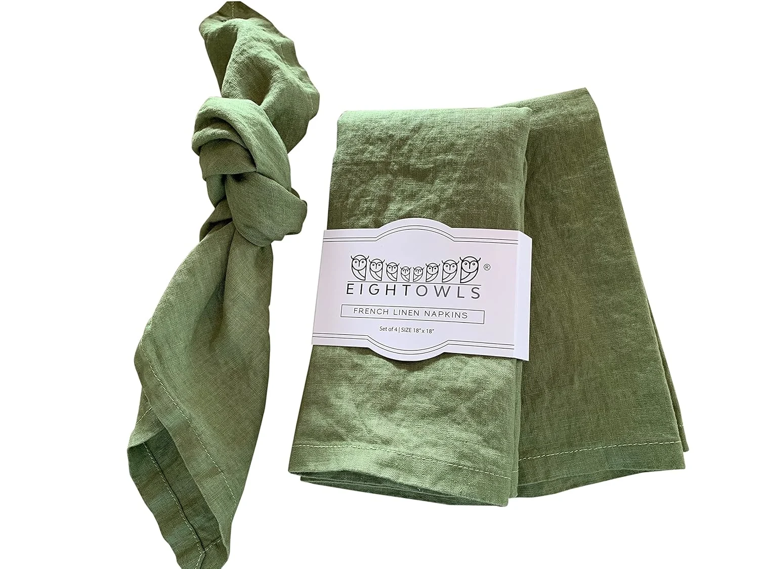 linen napkins pepper green 1