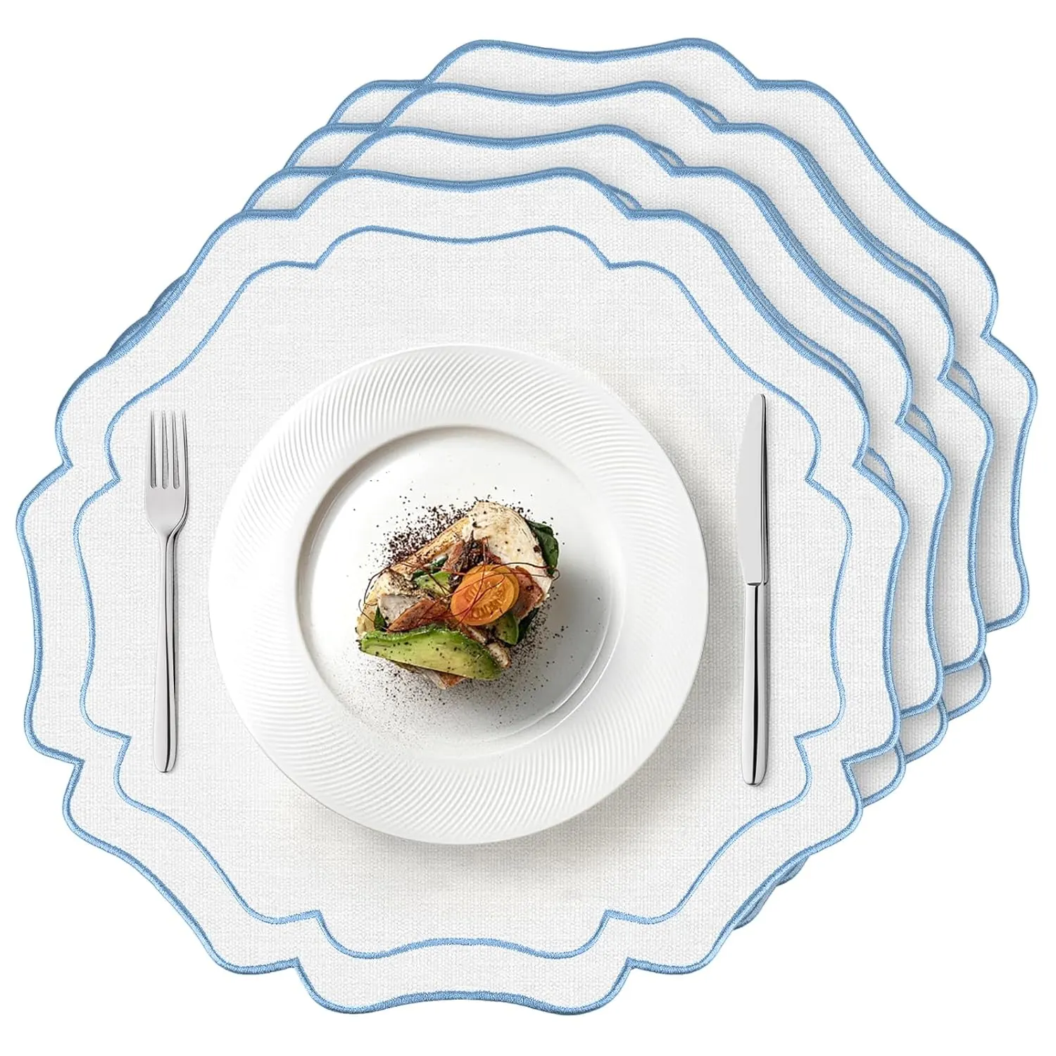 linen placemats embroidery 1
