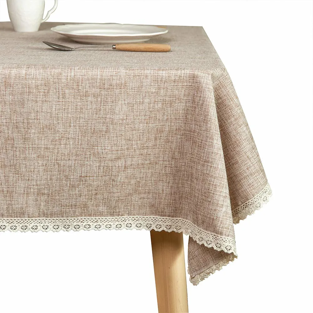 linen tablecloth lace 1