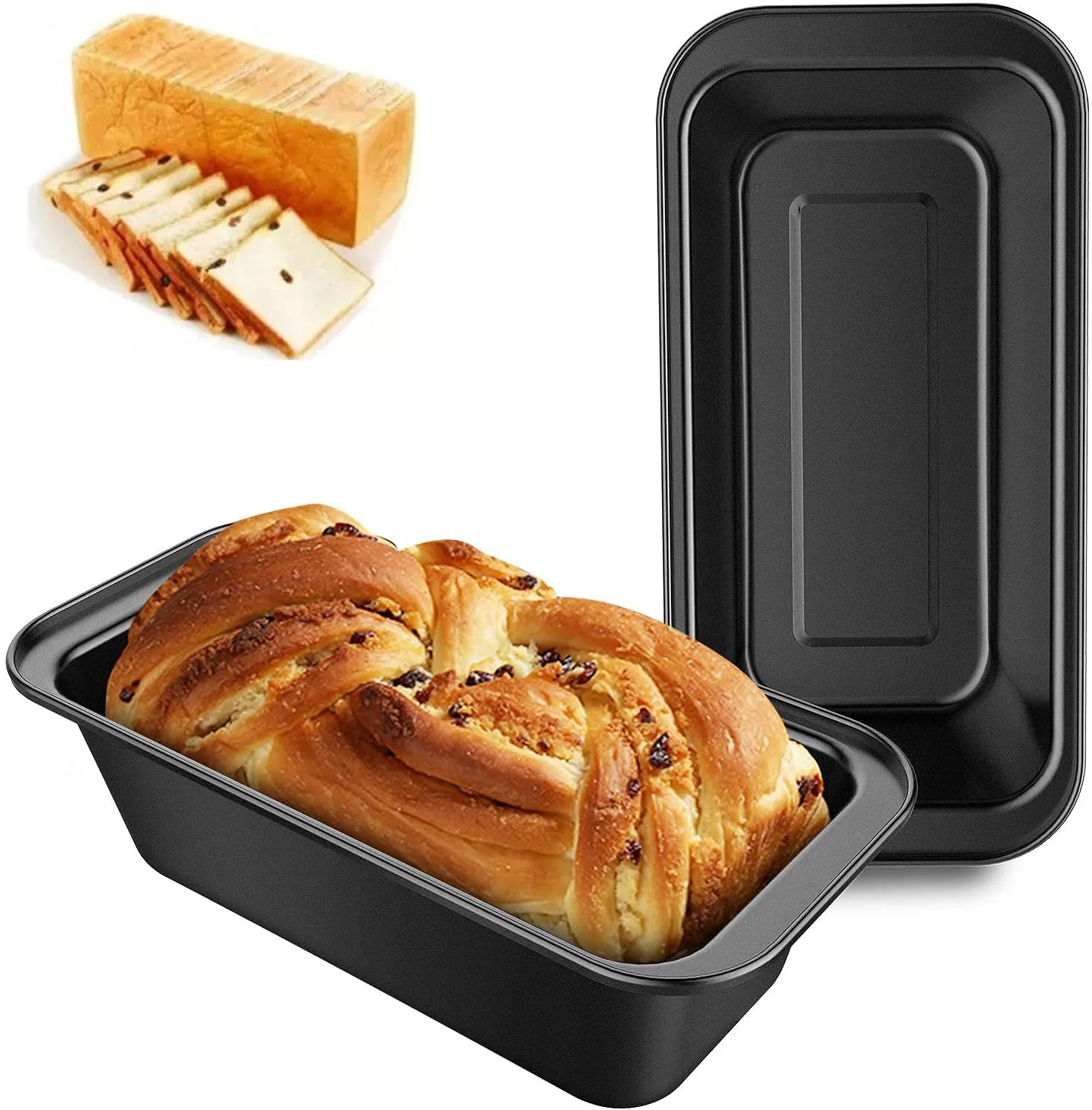 loaf pan bread baking 1