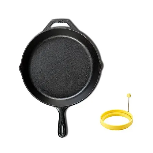 lodge cast iron skillet egg ring 1