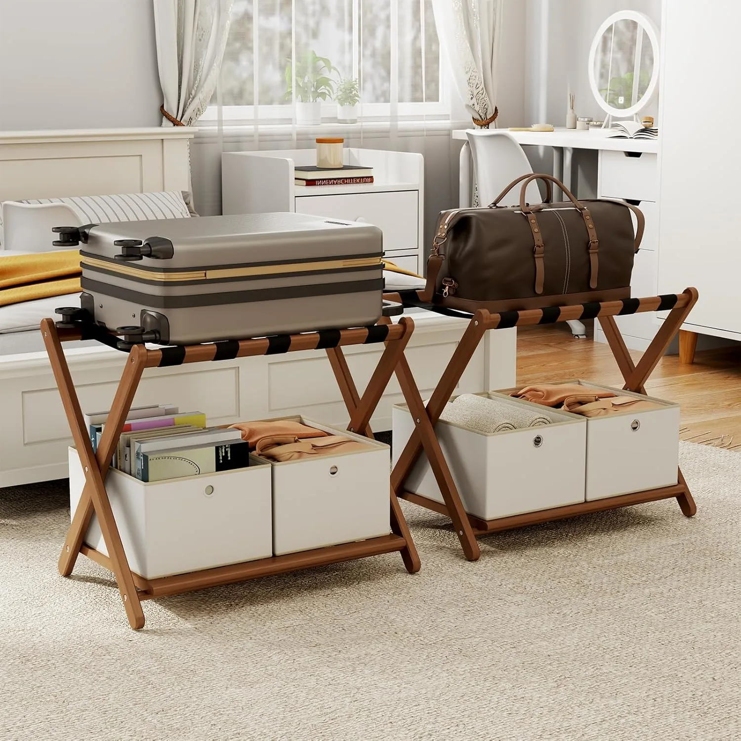 luggage rack folding suitcase stand 1
