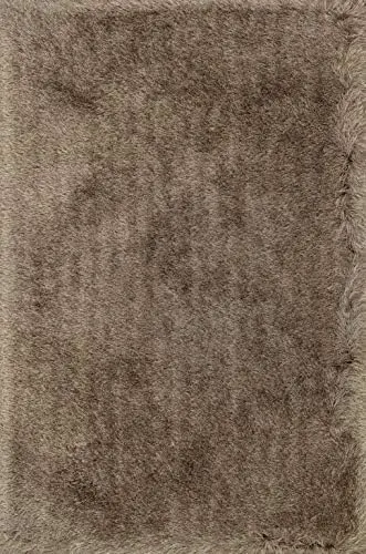 Luxury Shag Rug - 7.5x9.5 Dark Gray