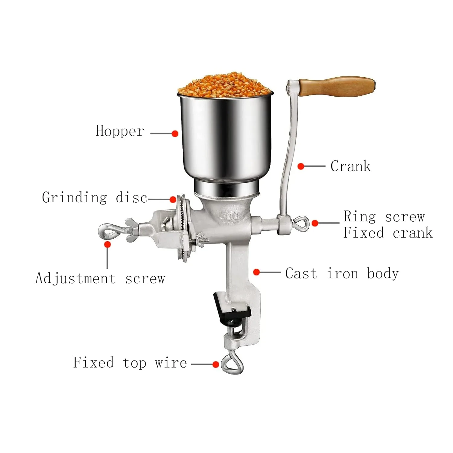 manual grain grinder mill 2