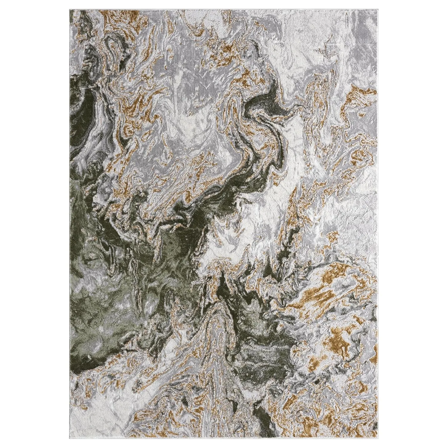 marble swirl green rug 2
