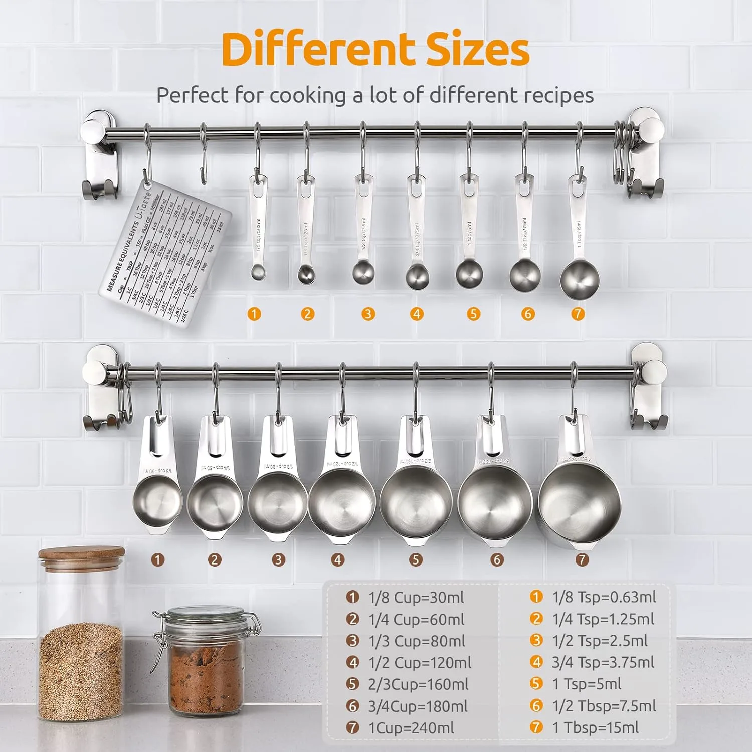 measuring cups spoons set 2