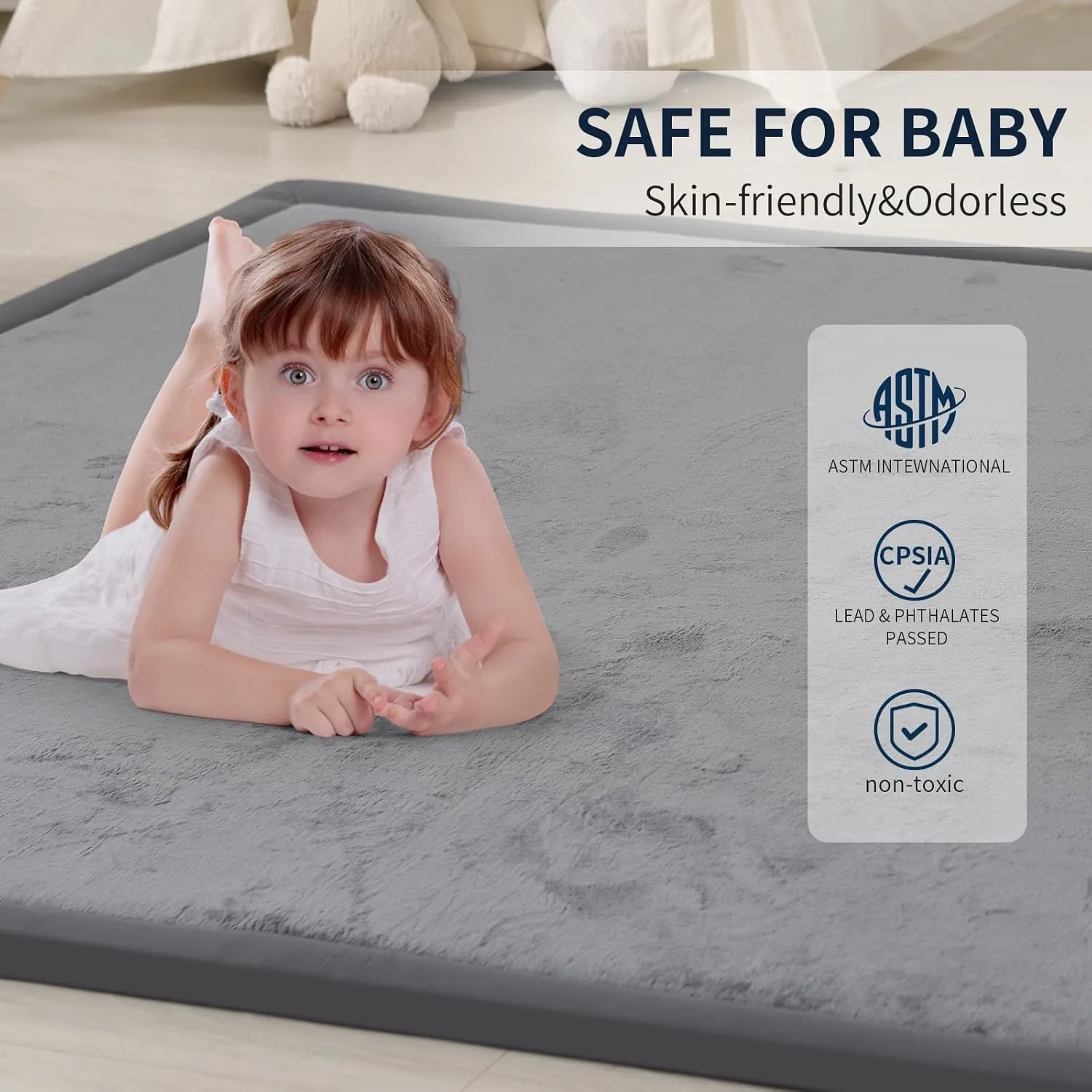 memory foam play mat baby crawling 2