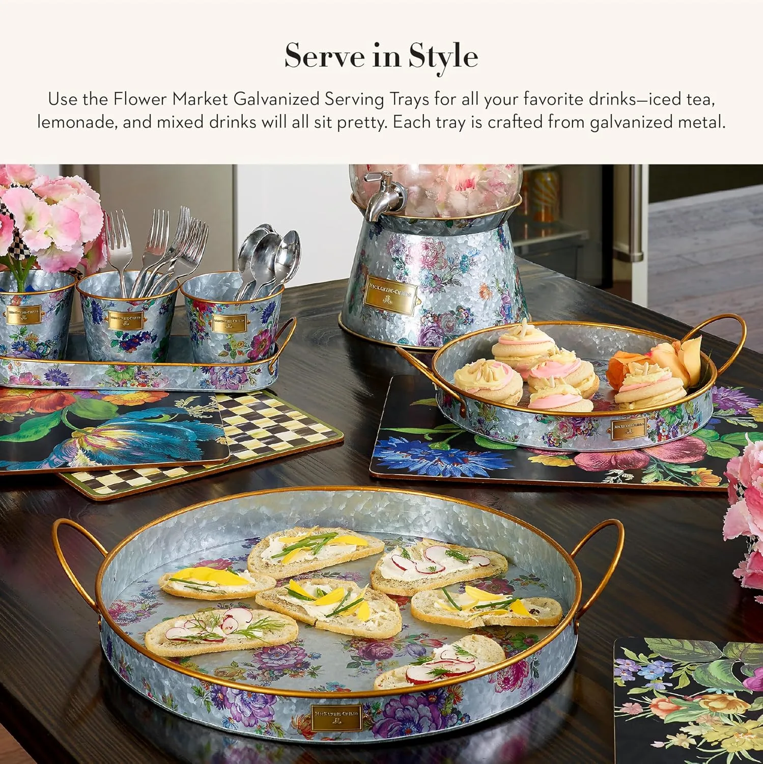 metal serving trays 2