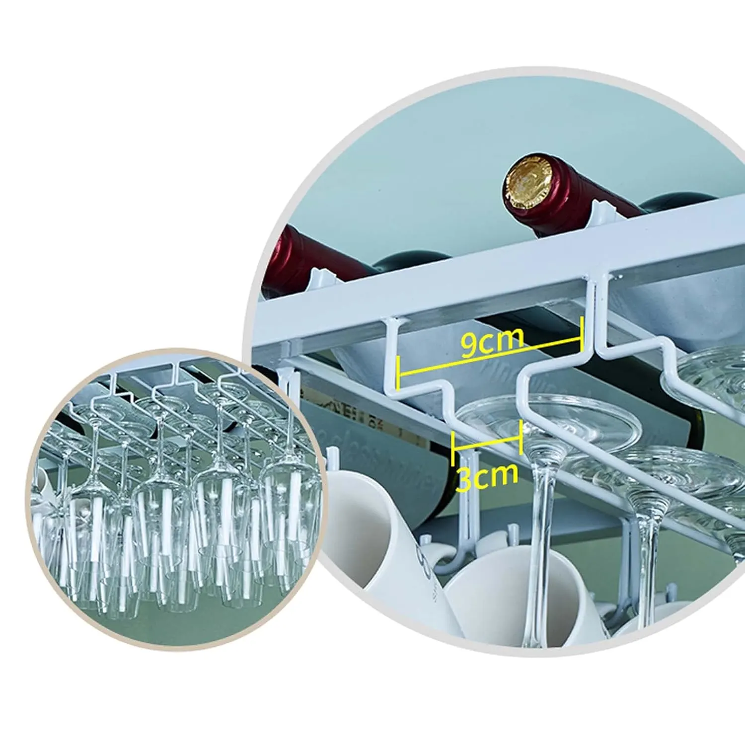 metal wine rack ceiling 2