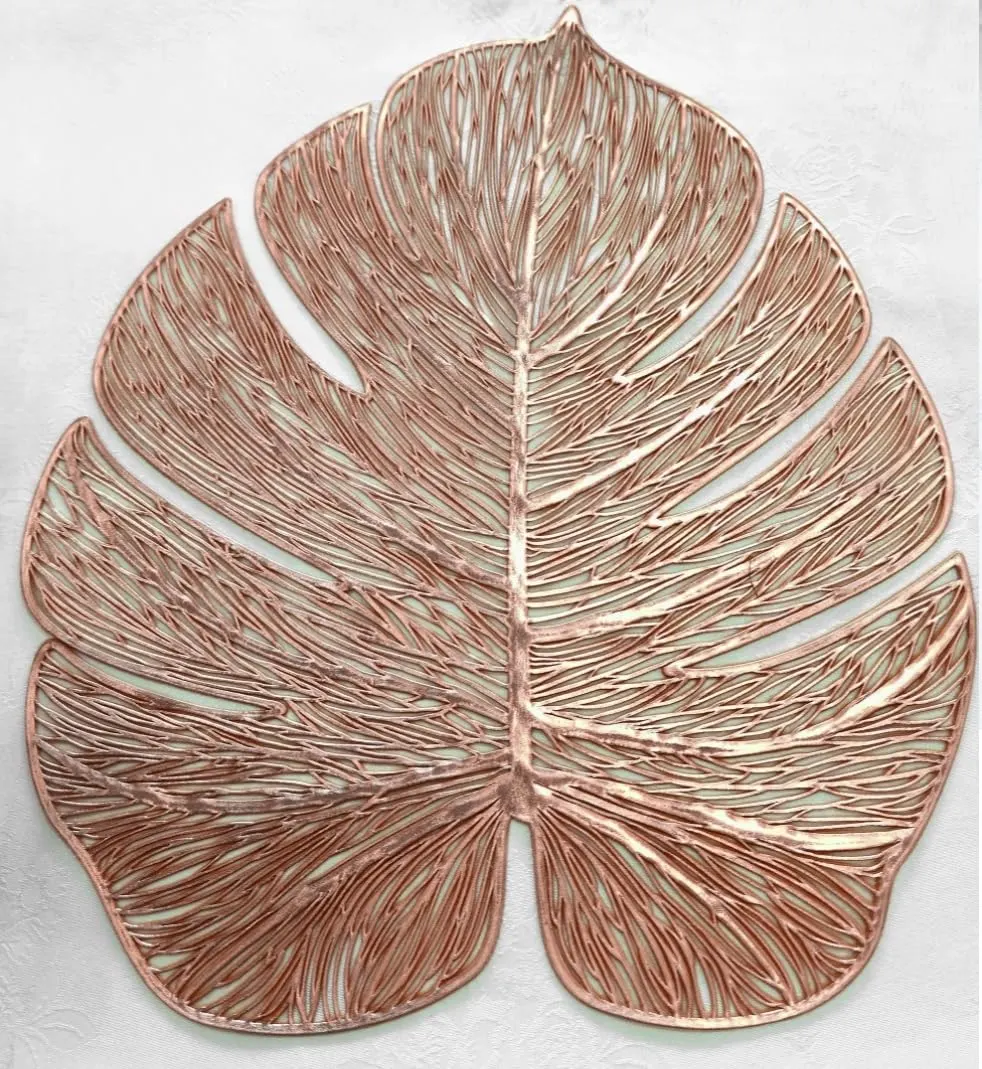 metallic rose gold placemats 2