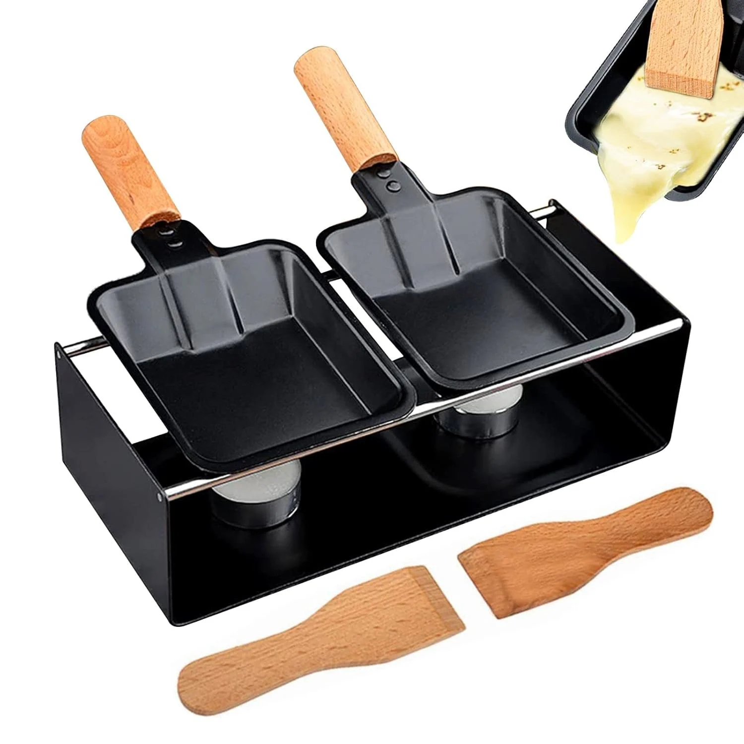 mini cheese raclette set 1