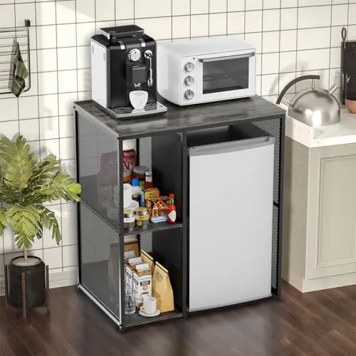 mini fridge coffee bar 2
