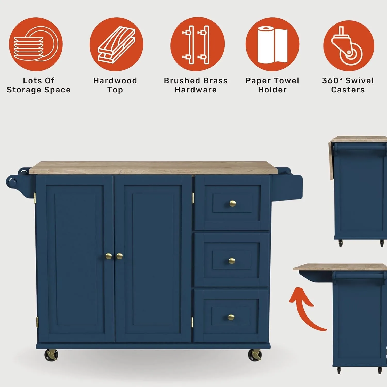 mobile kitchen island 2