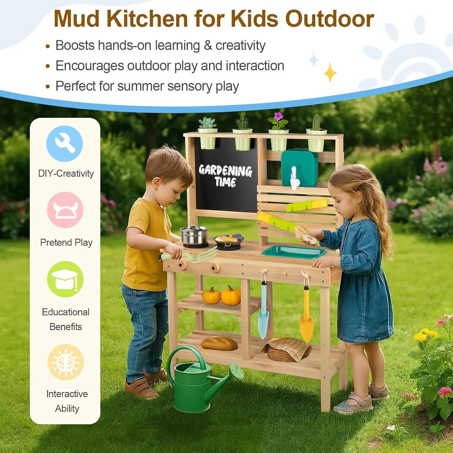 mud kitchen kids outdoor 2