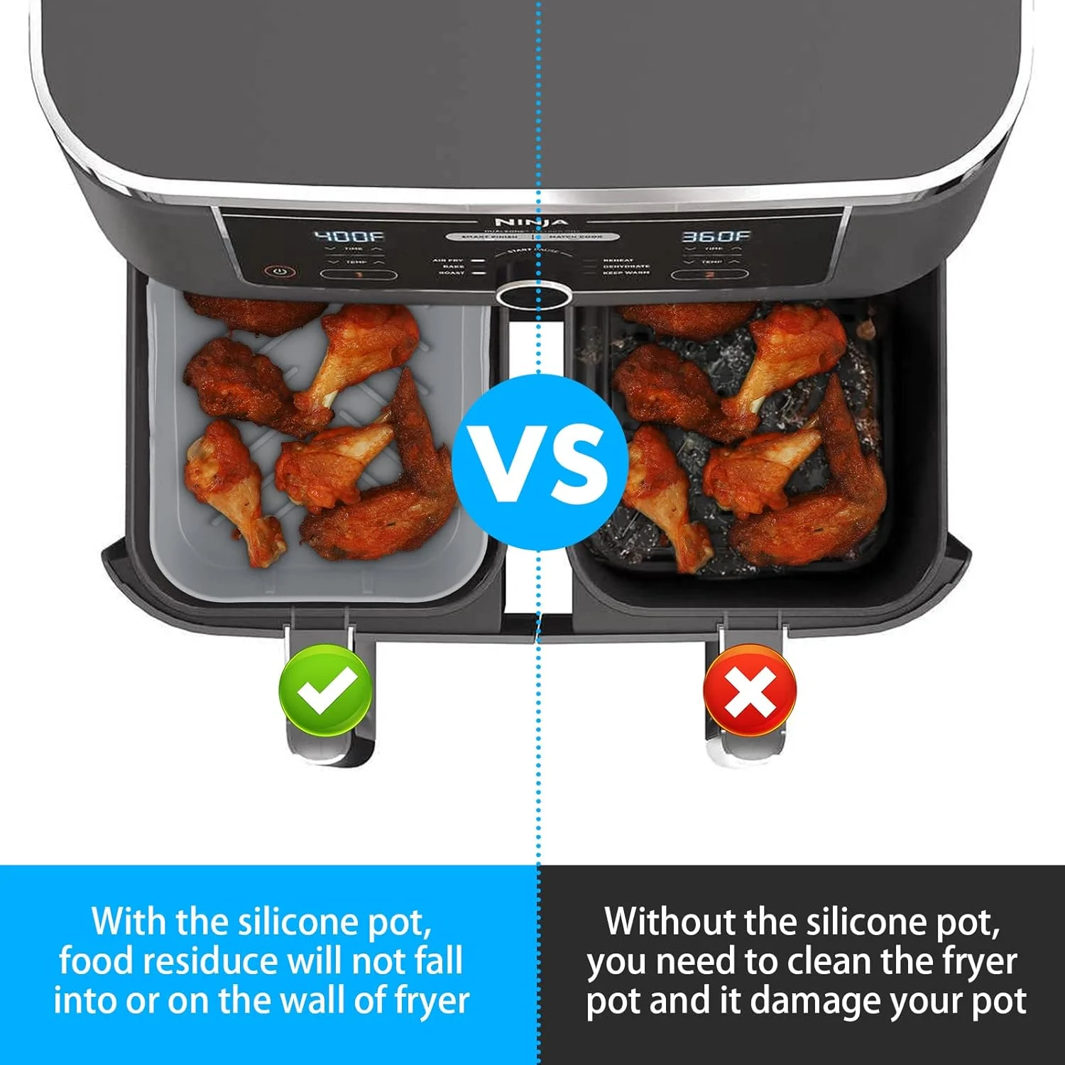 ninja air fryer liners 2