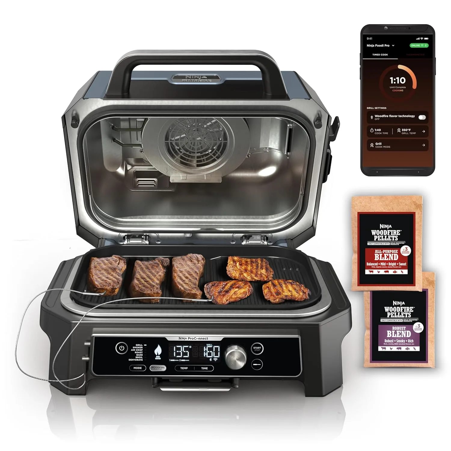 ninja woodfire pro xl grill 1