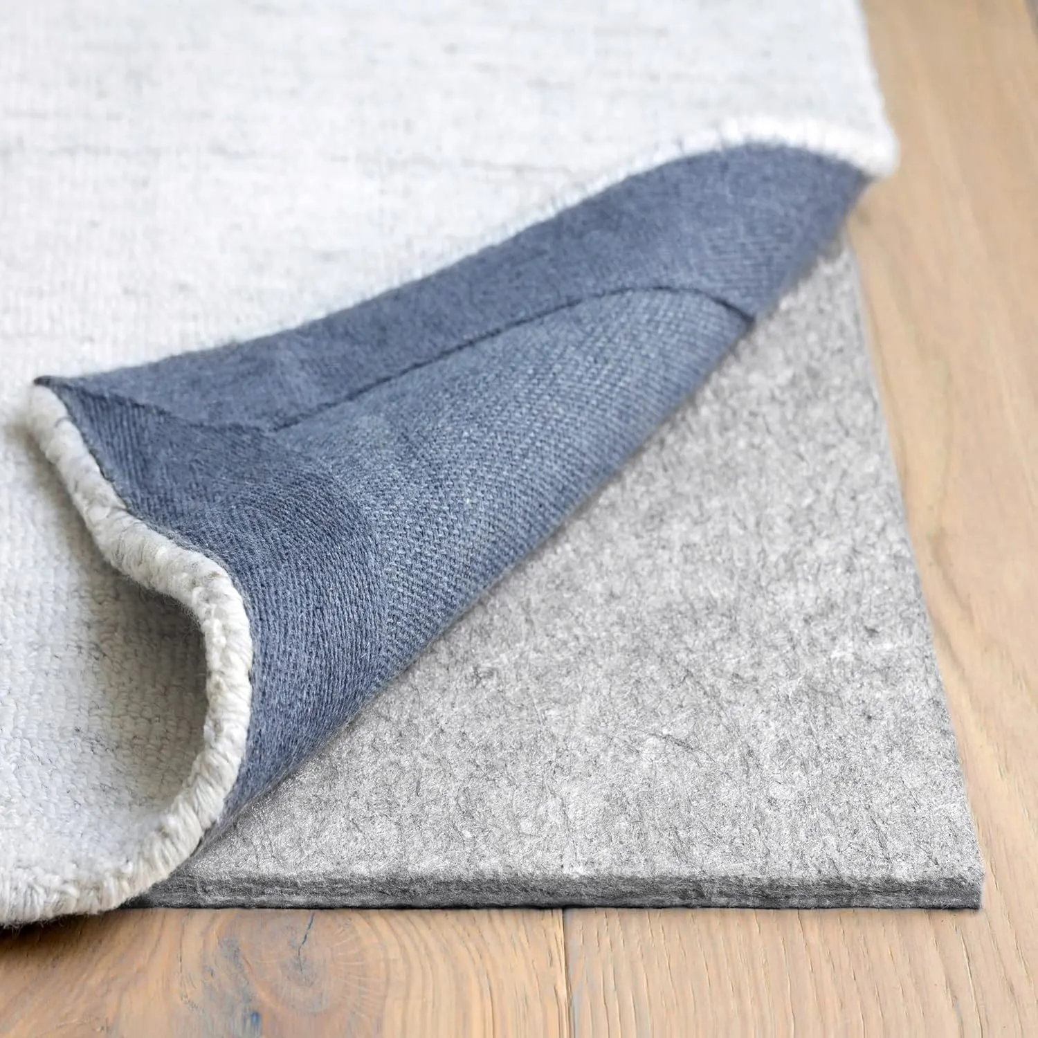 non slip rug pad felt rubber 1