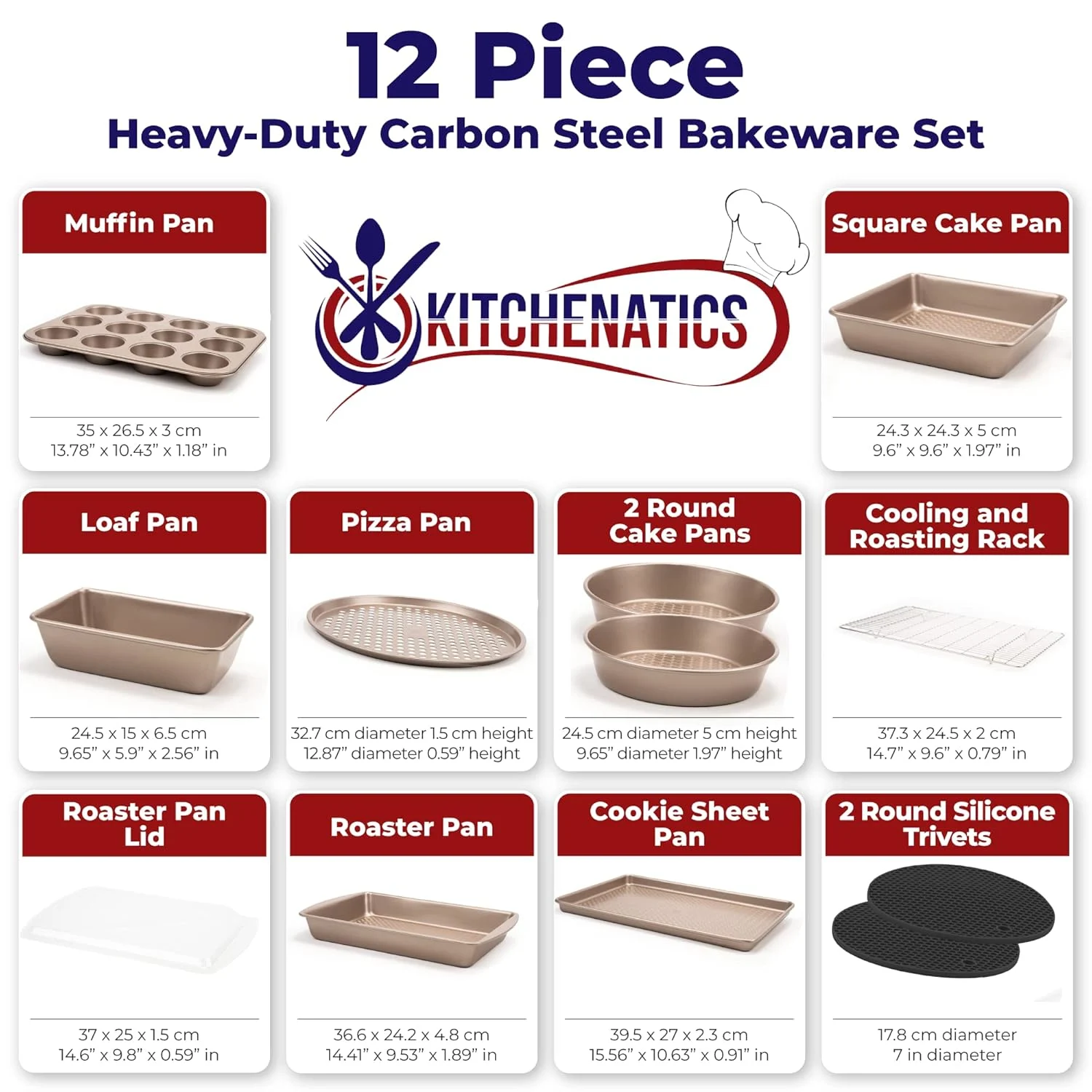 nonstick bakeware set kitchen 2