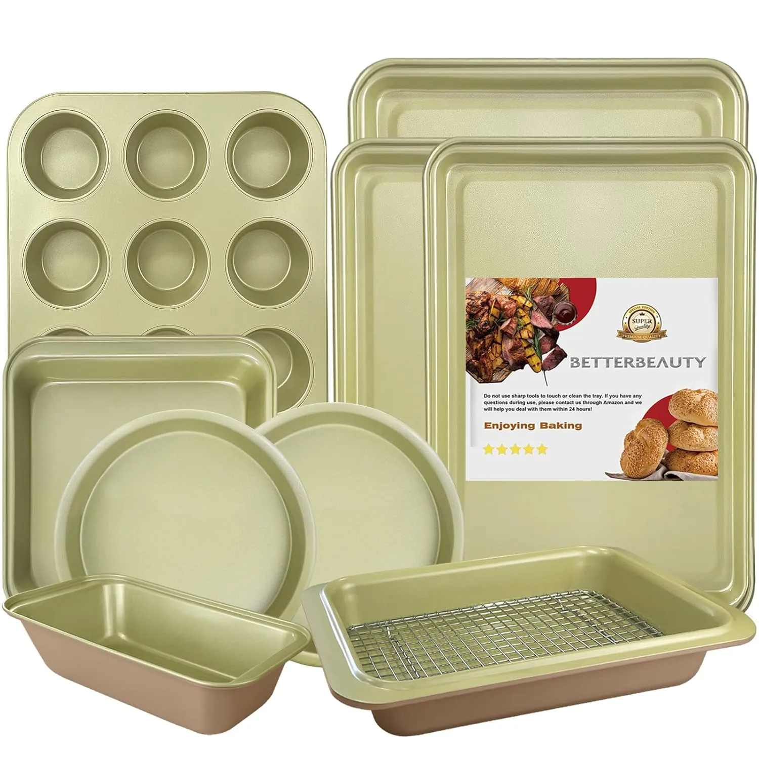 nonstick bakeware set pans 1