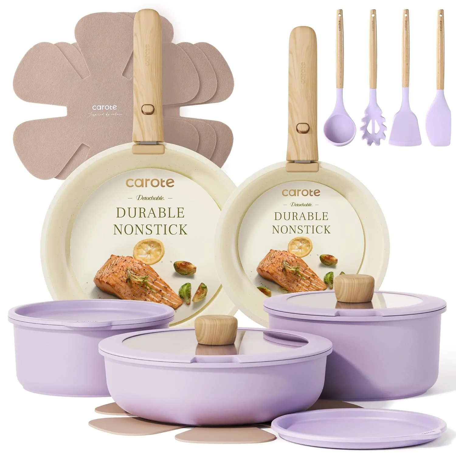 nonstick pots pans detachable 1