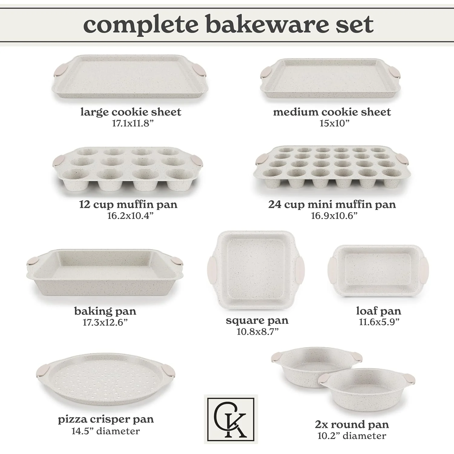 nonstick stackable bakeware 2
