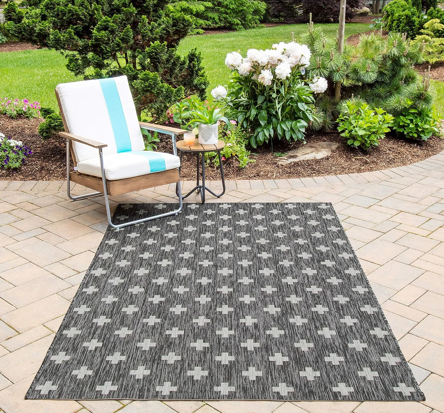 novogratz villa area rug charcoal 2
