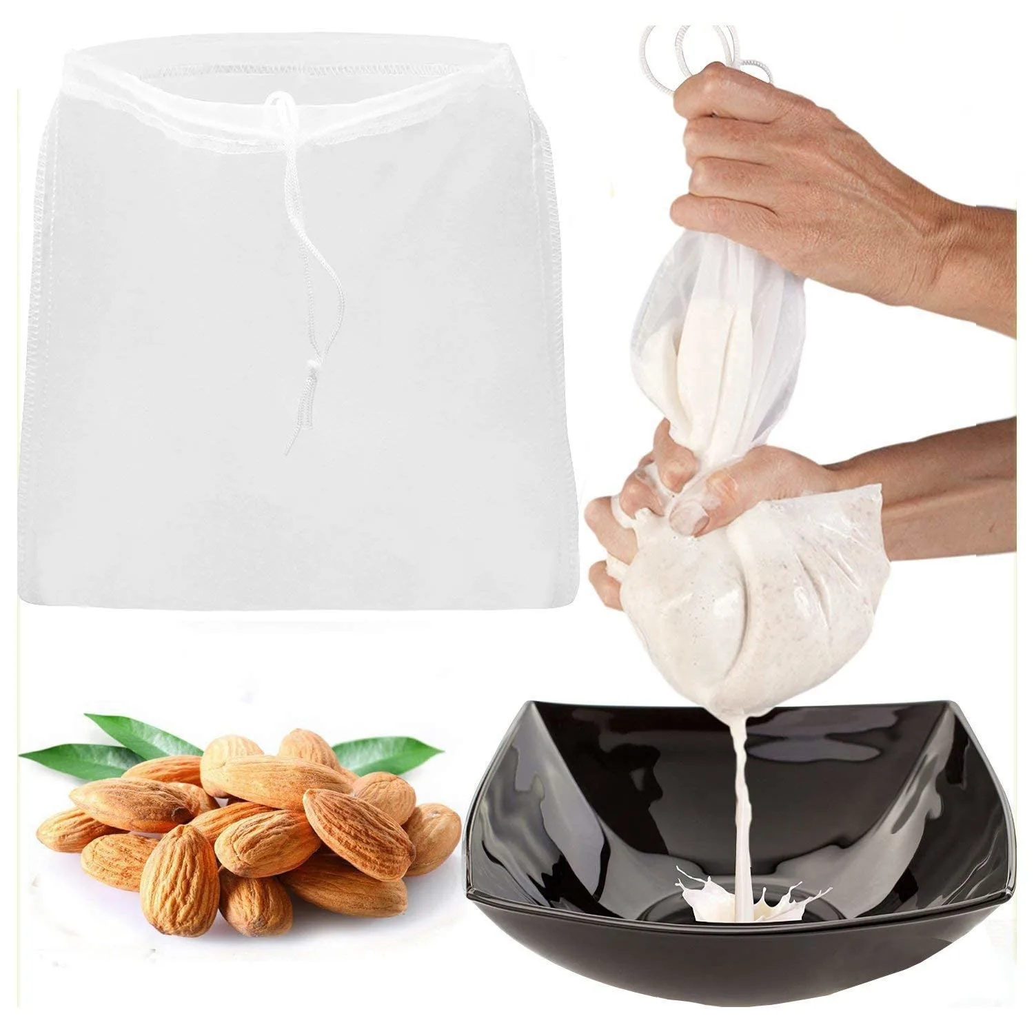 nut milk bag reusable 1