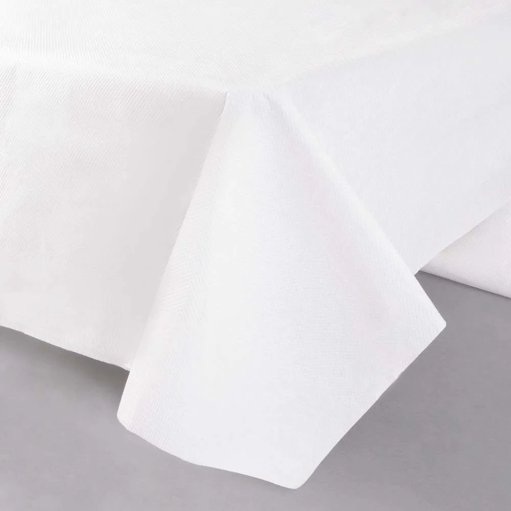 orange paper table cover 2