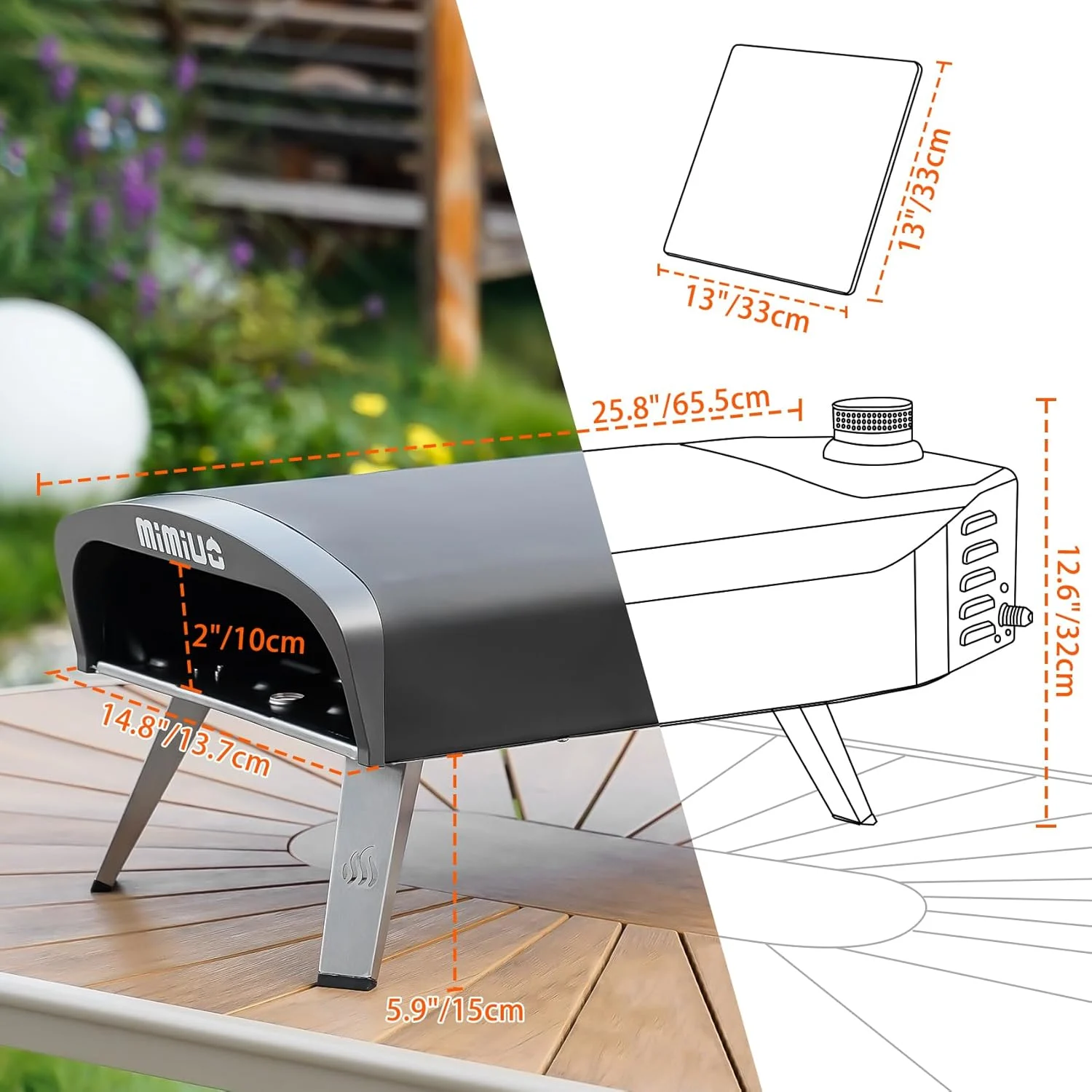 outdoor pizza oven gas 2